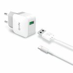 Laturi Celly Turbo+USB-C kaapeli