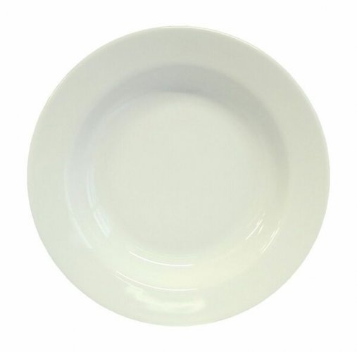 Lautanen Lubiana Base 22,5cm valkoinen syvä