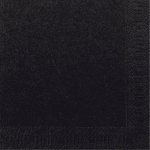 Lautasliina duni 33x33cm musta 125kpl