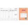 Leader-vuosipaketti A5 2027 2/4-reikäinen sininen etulehti