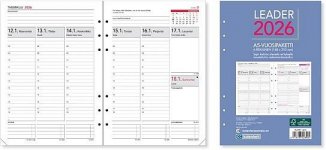 Leader-vuosipaketti A5, 6-reikäinen 2026