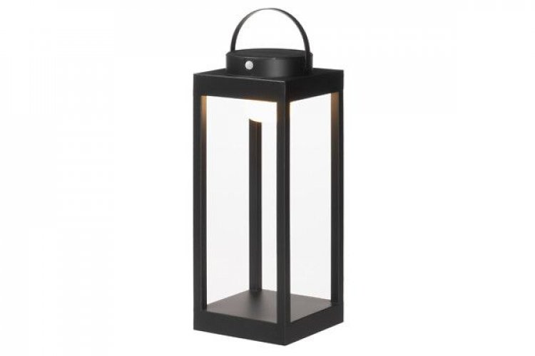 LED-lyhty 40,5 cm musta