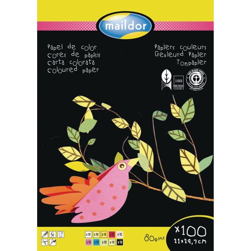 Lehtiö a4 80g värilajitelma, 100 arkkia