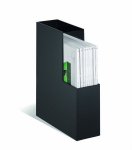 Lehtiteline Durable Cubo A4 musta muovi