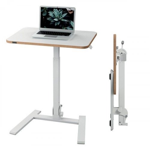 Leitz Ergo taitettava työpöytä pieni 460x650x740 mm valkoinen