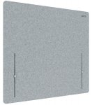 Leitz pöytäsermi 70x80cm korkeussäädettävä harmaa