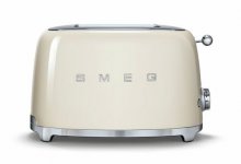 Leivänpaahdin Smeg 950W 2-viipaletta kermanvalkoinen