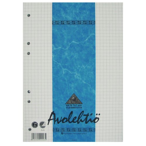 Avolehtiö Paperipiste liimaselk 7x7 ruud