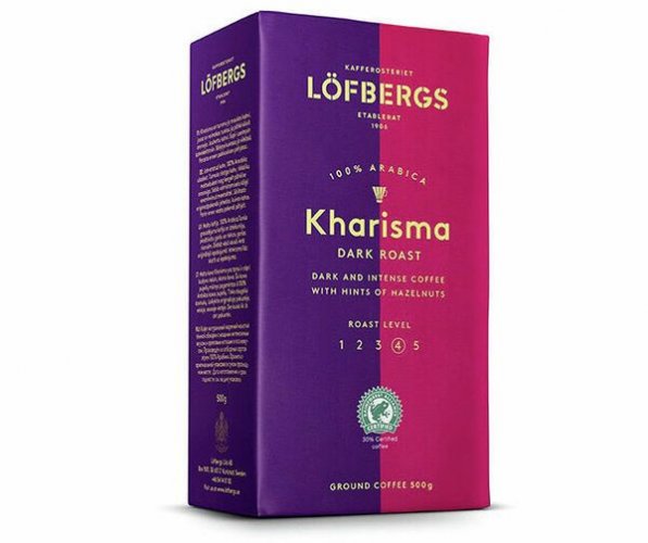 Löfbergs kahvi Kharisma 500 g tumma paahto