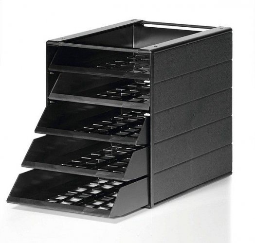 Lomakelaatikosto Durable IDEALBOX BASIC 5-osainen musta
