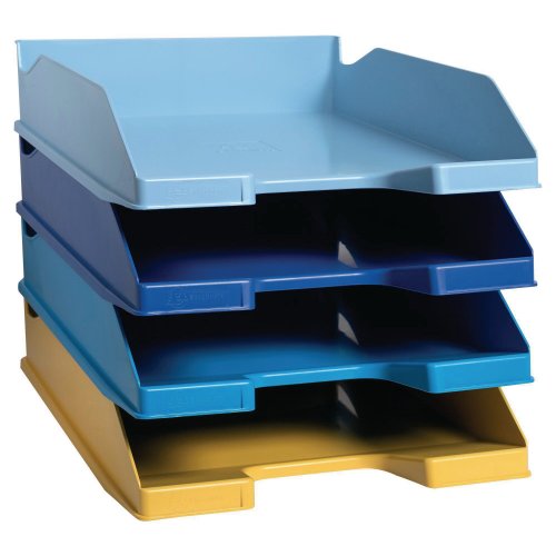 Lomakelaatikosto Exacompta beebleblue 4-osainen, monivärinen 4kpl