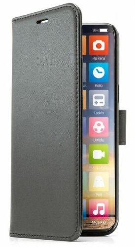Lompakkokotelo Screenor Samsung Galaxy A51 ,musta