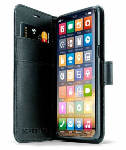 Lompakkosuojakotelo Screenor iPhone 11 Pro Max , musta