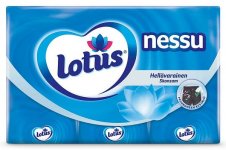 Lotus Nessu nenäliinataskupakkaus 6x10kpl/pak 24pak/ltk