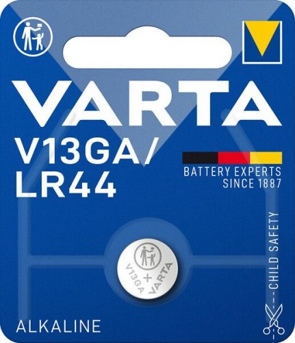 Alkaliparisto Varta V13GA / LR44 (nappi)