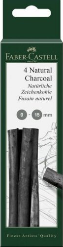 Luonnonhiili Faber-Castell riippupakattu 9-15mm