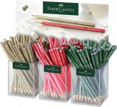 Lyijykynä Display Faber-Castell Sparkle 3 eri väriä, 144/pak