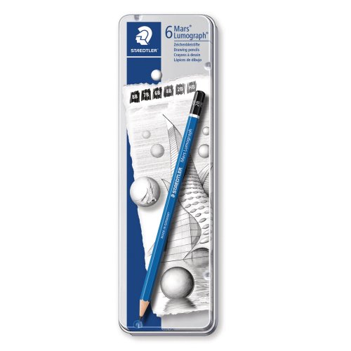 Lyijykynä Staedtler lumograph 100 g6 6kpl