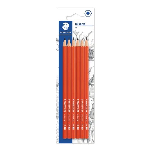Lyijykynä Staedtler minerva hb, blisteri 6kpl