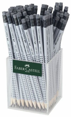 Lyijykynäsetti Faber-Castell Grip 2001 HB teline