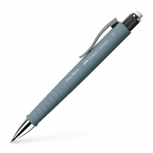 Lyijytäytekynä Faber-Castell Poly Matic 0,7 mm harmaa