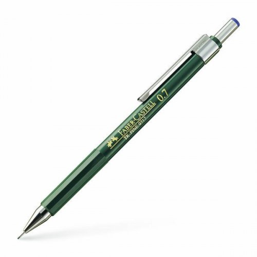 Lyijytäytekynä Faber-Castell TK-Fine 9717 0,7 mm t.vihreä