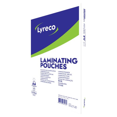 lyreco laminointit a4 100mi tarrat 100kpl