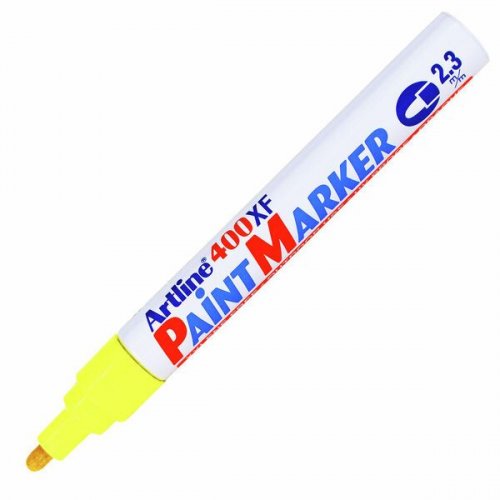 Maalikynä Artline EK-400XF keltainen 2,3 mm pyöreä