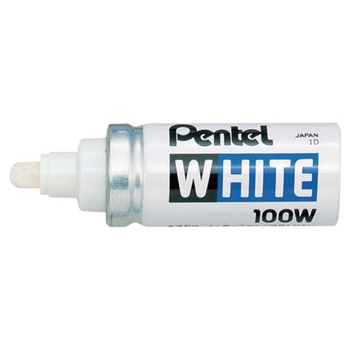 Maalikynä Pentel x100w pyöreä 3,3mm valkoinen