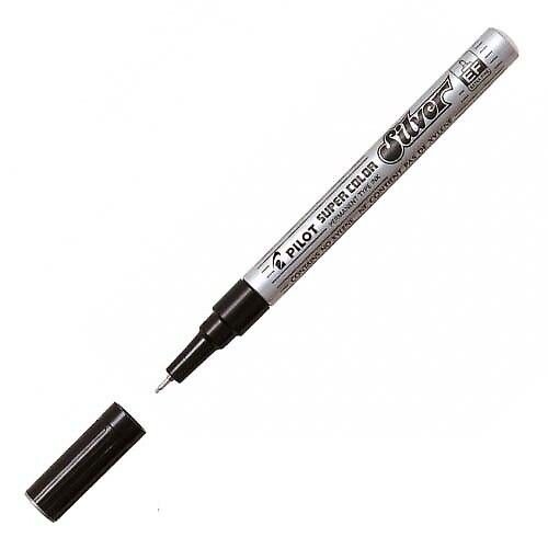 Maalikynä Pilot SC-S-EF hopea 0,5mm pyöreä