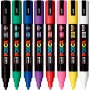 Maalikynä Posca PC-5M standard 8 väriä