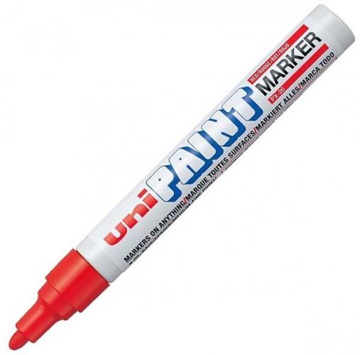 Maalikynä uni PX-20 punainen 2,2-2,8mm