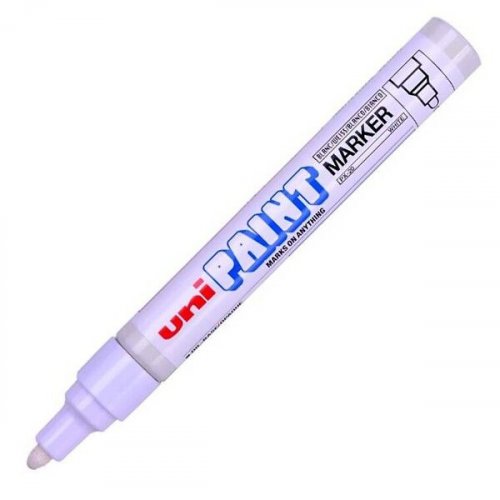 Maalikynä uni Paint PX-20 valkoinen 2,2-2,8mm