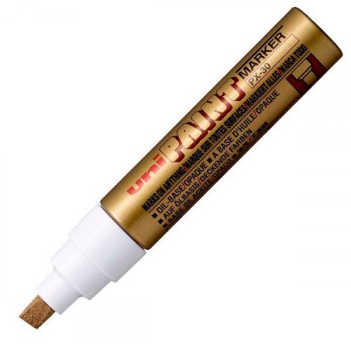 Maalikynä uni PX-30 kulta 4,0-8,5mm viisto