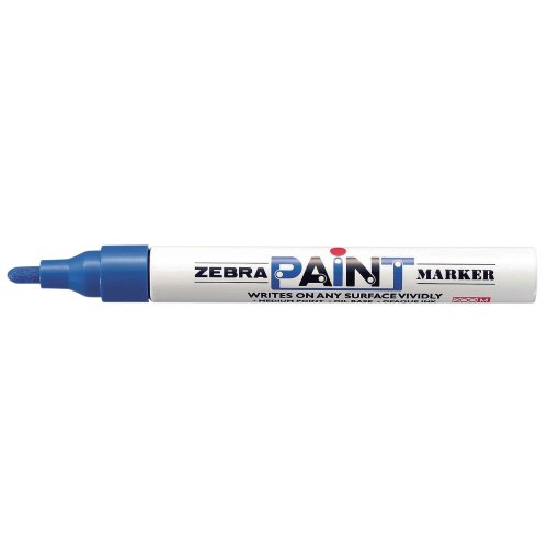 Maalikynä Zebra pyöreä 2mm sininen