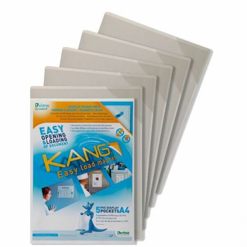 Magneettitasku A4 valkoinen