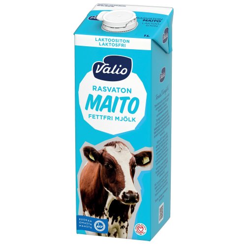 Maito Valio rasvaton vähälaktoosinen uht 1l