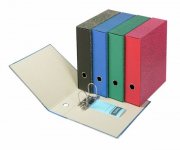 Mercantil A4 8cm punainen mappi+kotelo