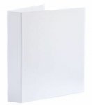 Mappi A4/40mm valkoinen taskut etukansi+selkä