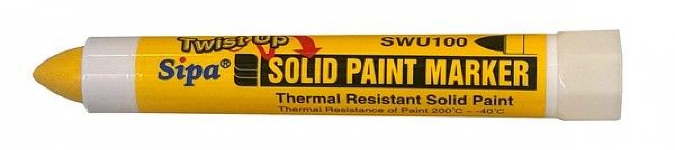 Markkeri Sipa Solid keltainen Twist Up SWU100