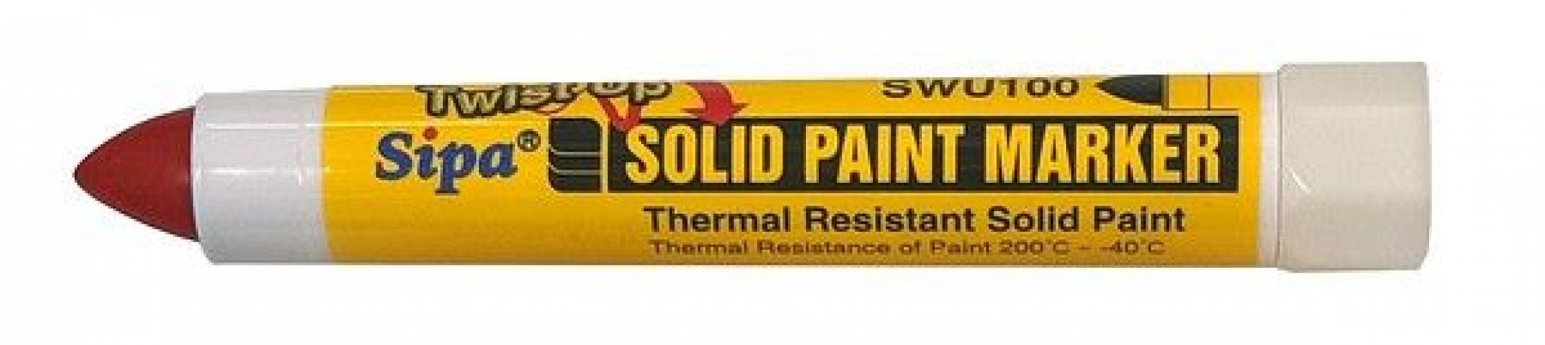 Markkeri Sipa Solid punainen Twist up SWU100