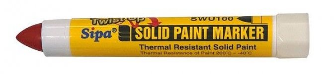 Markkeri Sipa Solid punainen Twist up SWU100