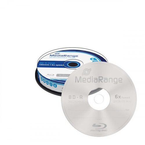 MediaRange BD-R 25GB 6x 10kpl