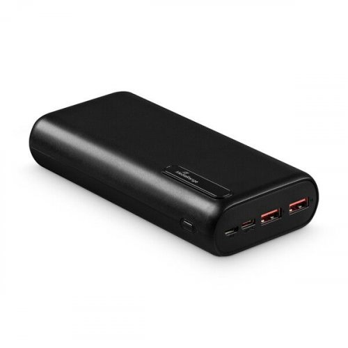 MediaRange Powerbank 20.000 mAh 2x USB-A ja 1x USB-C musta