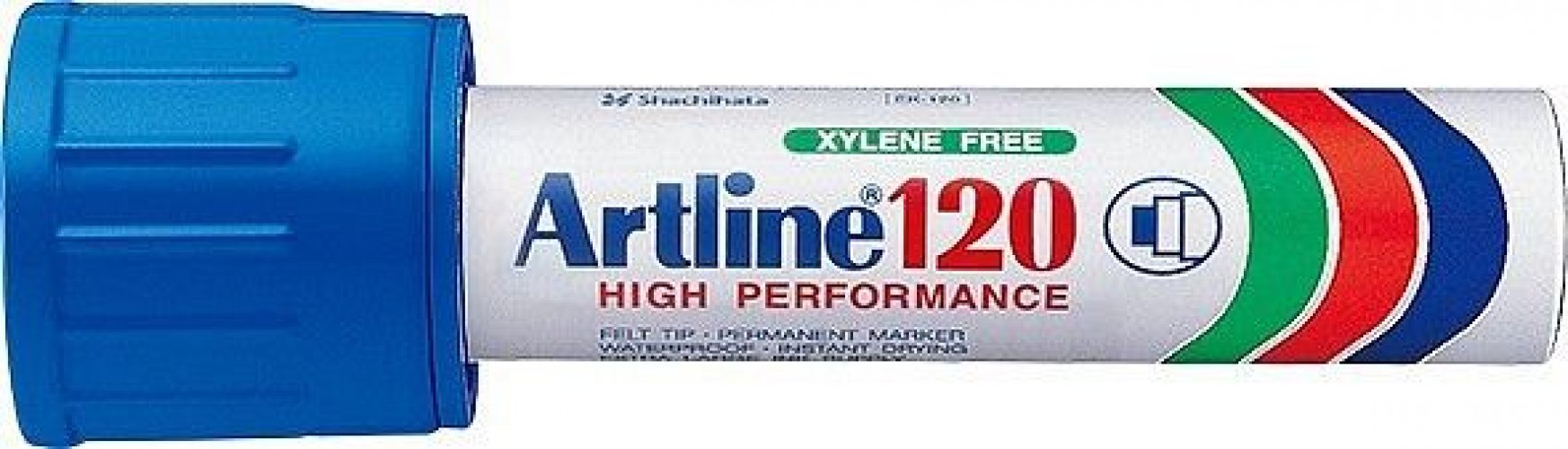 Merkintäkynä Artline 120 Heavy Duty sininen 20mm viistokärki