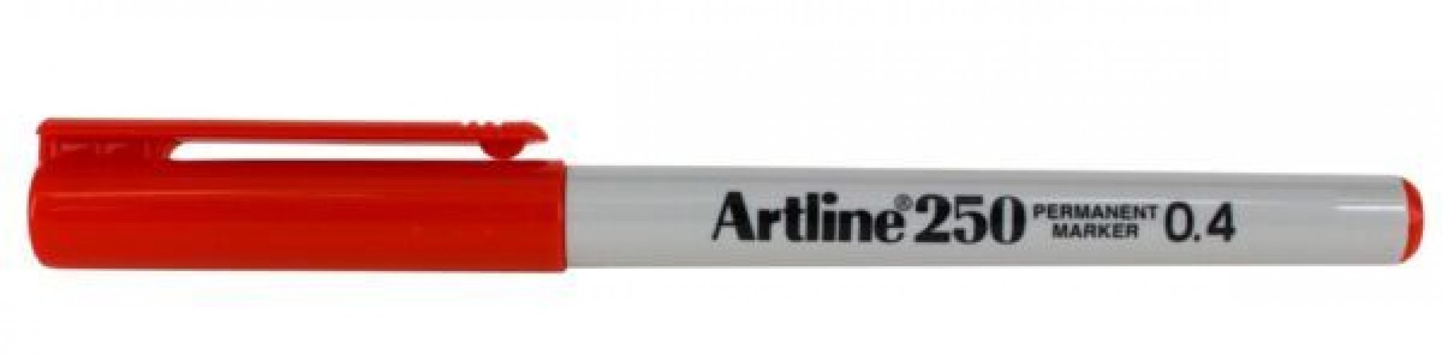 Merkintäkynä Artline 250 0,4mm punainen pysyvä