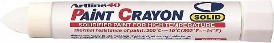 Merkintäkynä Artline EK-40 valkoinen (12kpl/ras)