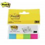 Teippimerkki Post-it 670/4U 20x38mm värilajitelma 4x50kpl