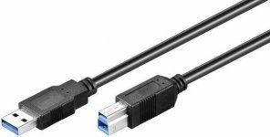MicroConnect 3.0m USB 3.0 A-B M/M USB-tulostinlaitekaapeli