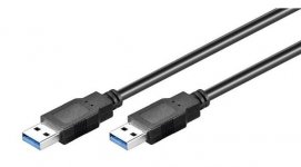 Microconnect USB-kaapeli 3.0 A-uros/A-uros 2m